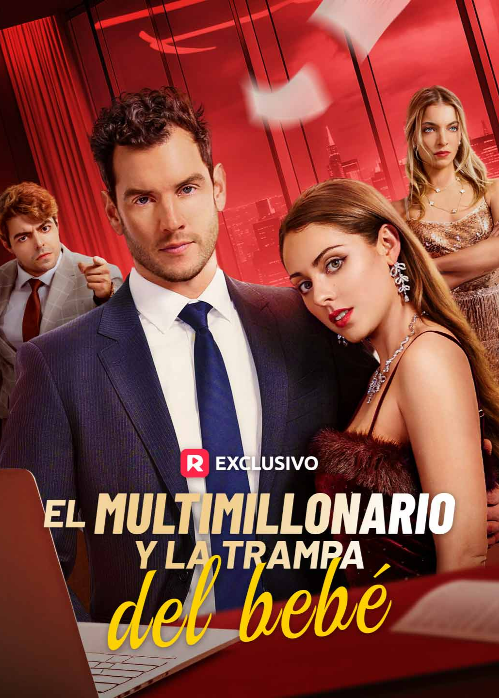 Póster de El multimillonario y la trampa del bebé