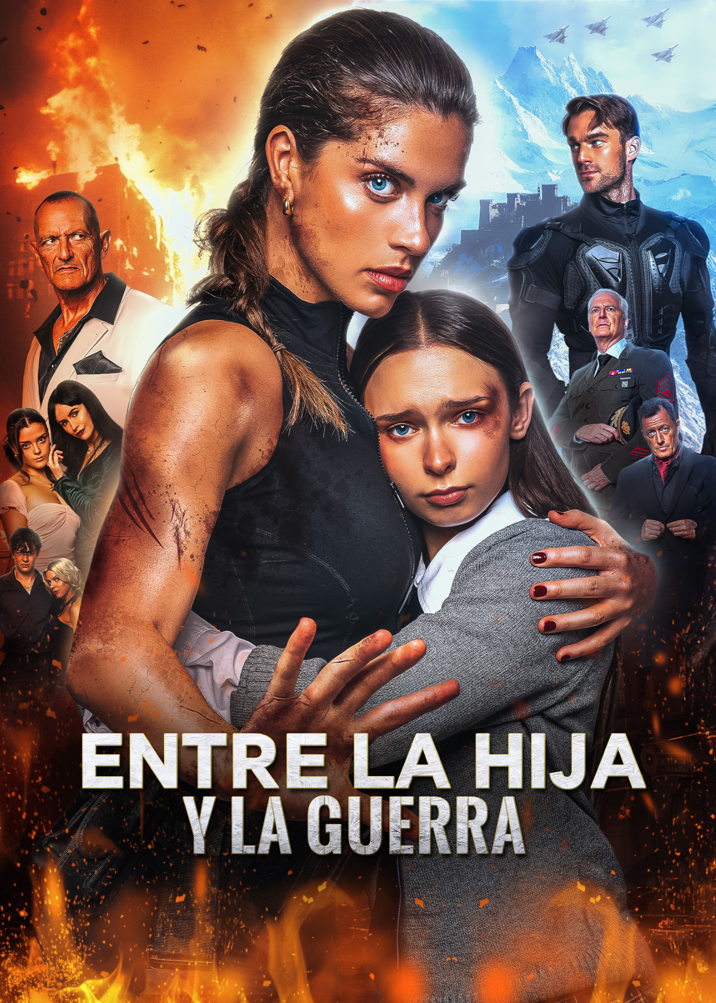 Póster de Entre la hija y la guerra