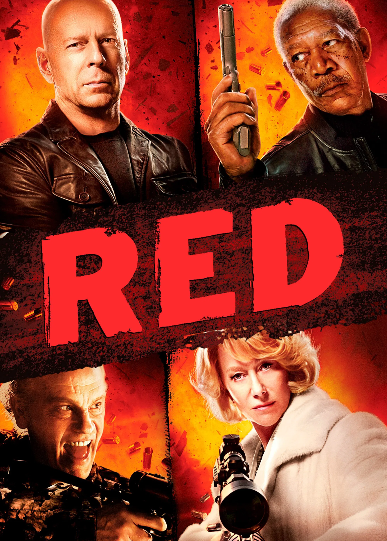 Póster de RED: Retirados Extremadamente Duros