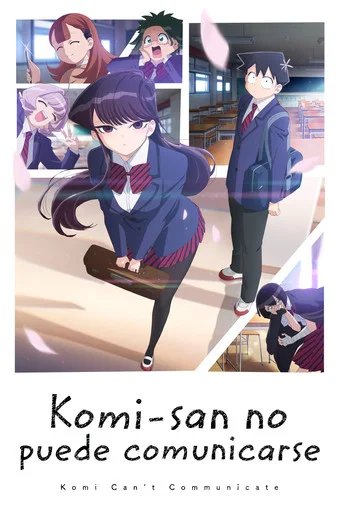Póster de Komi-san no puede comunicarse
