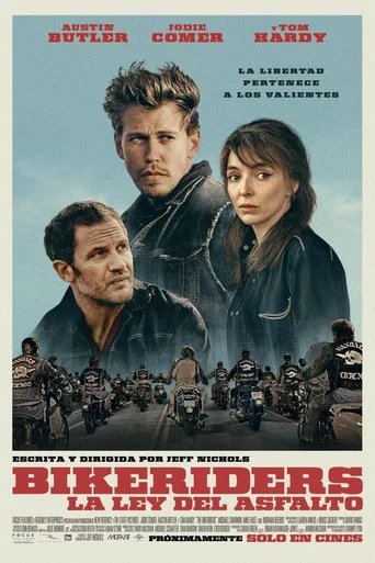 Póster de Bikeriders. La ley del asfalto
